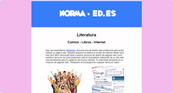 Desktop Screenshot of norma-ed.es